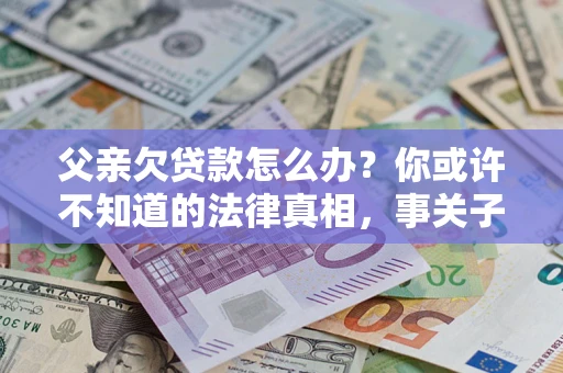 济南父亲欠贷款怎么办？你或许不知道的法律真相，事关子女未来