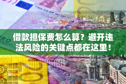济南借款担保费怎么算？避开违法风险的关键点都在这里！