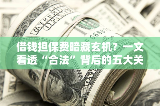 济南借钱担保费暗藏玄机？一文看透“合法”背后的五大关键陷阱