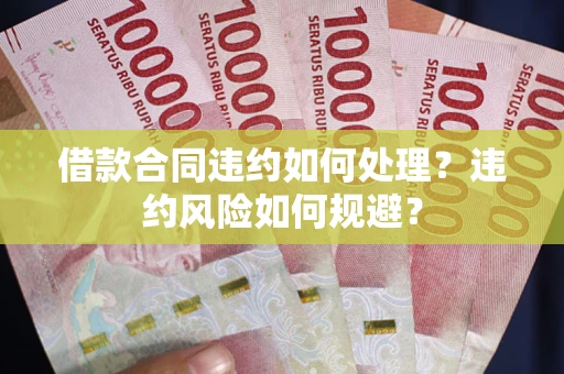 济南借款合同违约如何处理？违约风险如何规避？
