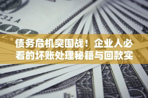 济南债务危机突围战！企业人必看的坏账处理秘籍与回款实战指南